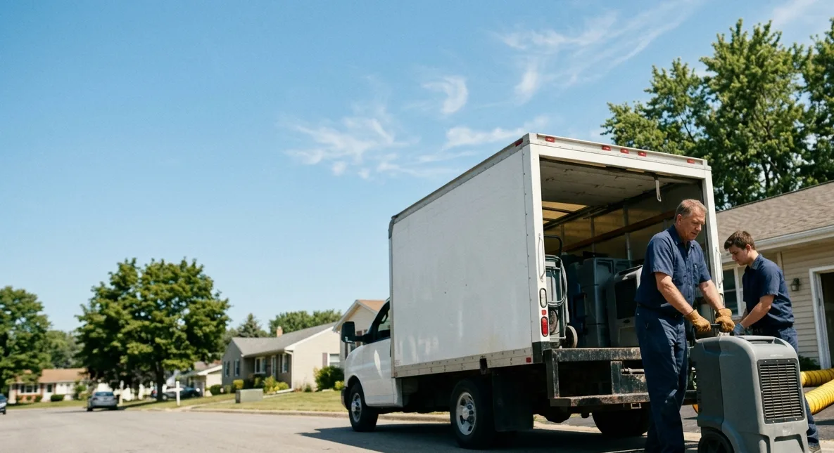 Water Damage Cleanup in Young America, IN near me